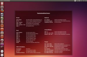 Abbildung 7: Unity lässt sich vollständig über Tastaturkürzel steuern.