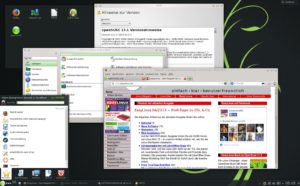 Abbildung 7: Endergebnis: Der Standarddesktop von OpenSuse 13.1 ist KDE 4.11.2.