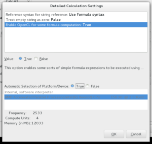 Libre Office 4.2 beschleunigt Berechnungen in Calc durch Nutzung der GPU.