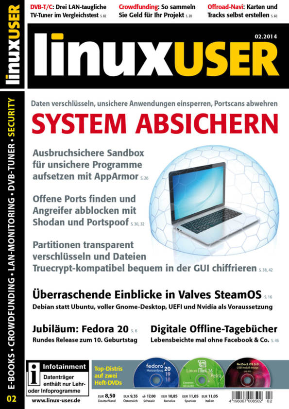 Heftcover LinuxUser 02/2014