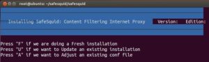 Abbildung 1: Das textbasierte Installationsskript fragt die wichtigsten Einstellungsparameter ab.