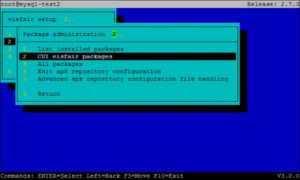 Abbildung 2: Die Konfigurationsoberfläche erlaubt auch das Verwalten der Software. Derzeit stehen über 4200 Pakete zur Installation bereit. Allerdings liefert das Projekt nur für eine Handvoll davon grafische Einstellungsoberflächen mit.