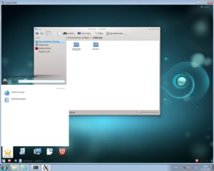 Abbildung 6: Portiert, nicht remote ausgeführt: In der Cygwin-Umgebung läuft hier ein vollwertiger KDE-Desktop.