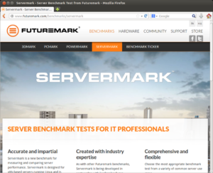 Die Servermark-Homepage