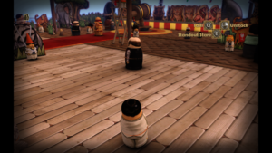 Um eine Figur wie diesen schwarz gekleideten Herren zu übernehmen, schleicht man sich zunächst von hinten an …