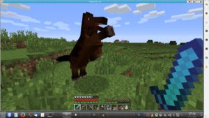 Abbildung 1: Minecraft 1.7.2 bringt neue Landschaften und Pflanzen – und läuft völlig problemlos unter Kubuntu 13.04.