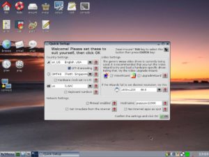 Abbildung 3: Die wichtigsten Einstellungen, wie etwa die Tastaturbelegung, fragt Puppy Linux direkt nach dem Start ab.