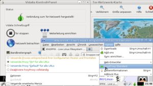 Abbildung 4: Chromium und Firefox haben die Tor-Proxys schon passend eingebunden.