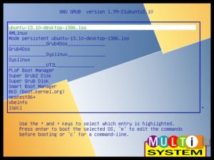 Abbildung 7: Multisystem schiebt nicht nur die Live-Systeme auf den USB-Stick, sondern auch noch ein paar nützliche Zusatzprogramme, wie etwa den Speichertest memtest86+.