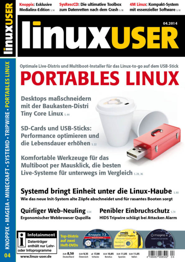 Heftcover LinuxUser 04/2014