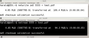 Abbildung 1: Mit nur wenigen Parametern übertragen Sie Daten mithilfe der Tools Netread und Netwrite.