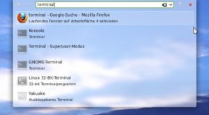 Abbildung 16: Suchen Sie unter KDE mit <code srcset=