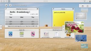 Abbildung 2: Plasma Active setzt auf KDE-Activities.