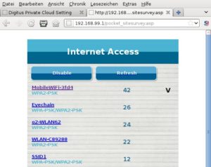 Abbildung 3: Im Bridge-Modus erlaubt die DN-7025 den angeschlossenen Clients den Zugriff aufs Internet.