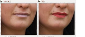 Abbildung 4: Die Fotoretusche ist abgeschlossen: links der Ausschnitt vor der Bearbeitung und rechts das Ergebnis mit mehr Farbe und Volumen.