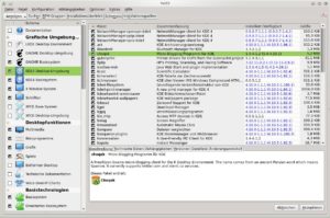 Abbildung 5: Programme installieren? Wählen Sie einfach in der Paketverwaltung alles aus, was Sie benötigen, und installieren Sie dann in einem Rutsch (hier unter OpenSuse).