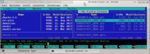 Abbildung 5: Ungewöhnliche Kombination: Dieses Terminalfenster ist gleichzeitig ein LibreOffice-Fenster. Sie wechseln per Klick auf die unterteilte Titelleiste.