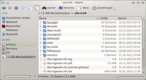 Abbildung 7: USB-Sticks können Sie unter Linux auch dann problemlos einbinden, wenn sie NTFS-formatiert sind.
