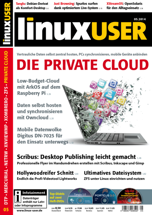 Heftcover LinuxUser 05/2014