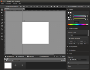 Den Web Designer gibt es jetzt auch für Linux.