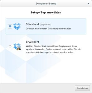 Abbildung 1: Dropbox erlaubt, die zu synchronisierenden Order selbst anzugeben.