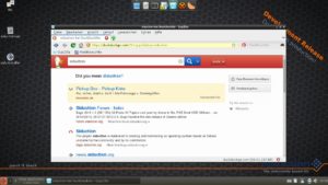 Abbildung 3: Obwohl noch in einer frühen Phase, bringt der LXQt-Desktop schon eine ganze Reihe Tools mit – unter anderem den schlanken Browser Qupzilla.