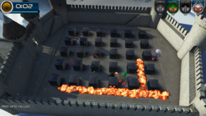 Die Explosionen werden im weiteren Spielverlauf immer heftiger – zum einen durch entsprechende Boni, zum anderen durch Kettenreaktionen.