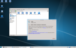 Der LXQt-Desktop (Quelle: lxqt.org)