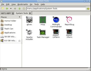 Abbildung 1: Ein grafischer Installer richtet Sparky Linux auf der Festplatte ein.