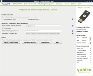 Abbildung 3: Über die Personalization GUI konfigurieren Sie das USB-Token, damit es sich gegen einen anderen Server authentifiziert.