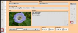 Abbildung 3: Eine Eingabemaske für die Tabelle <code srcset=