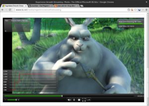 Abbildung 3: Für ruckelfreie Videowiedergabe sollte der Smooth-Streaming-Test eine Wiederholrate von 25 fps erreichen.