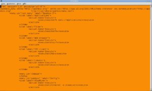Abbildung 5: Die XML-basierte Menüdatei von Sparky Linux zeigt sich übersichtlich.