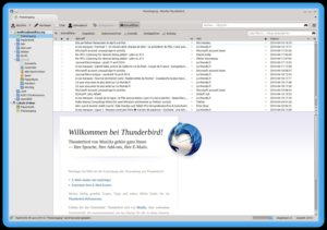 Abbildung 1: Thunderbird hat viele Fans in der FLOSS-Gemeinschaft, doch ist die Zukunft des Programms alles andere als gewiss.