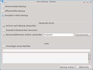 Abbildung 3: Mit wenigen Klicks stellen Sie maximale Sicherheit beim Backup her.