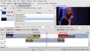 Abbildung 4: Videobearbeitung am Computer ist ein komplexes Thema. Der Videoeditor Kdenlive erschließt es Einsteigern mit seiner griffigen Benutzeroberfläche.
