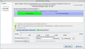 Abbildung 4: Hier hat der Assistent einen USB-Stick gefunden (<code srcset=