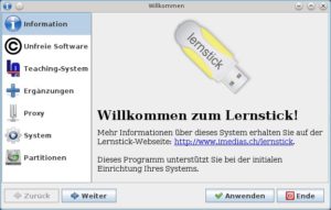 Abbildung 5: Der Einrichtungsassistent liefert auch ein paar Links zu weiterführenden Informationen.