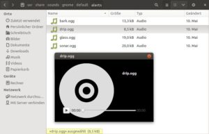 Abbildung 6: Sushi ist eine praktische Erweiterung für die Gnome-Shell, die eine Vorschau auf multimediale Inhalte in Nautilus ermöglicht.