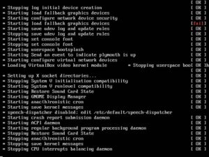 Abbildung 6: Was passiert, während der Rechner bootet? Unter Ubuntu und Linux Mint erfahren Sie mehr, wenn Sie beim Rechnerstart <code srcset=