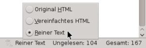 Abbildung 6: Das Add-on Allow HTML Temp spart lange Wege über das "Ansicht"-Menü.