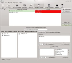 Abbildung 4: Mit wenigen Angaben automatisieren Sie sämtliche Datensicherungen auf Ihrem System.