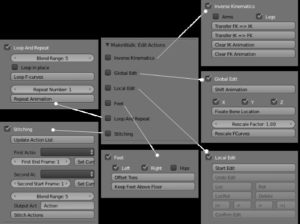 Abbildung 5: Die Integration mit Blender sorgt auf der einen Seite für umfangreiche Gestaltungs- und Ergänzungsmöglichkeiten und auf der anderen Seite für ausgefeilte Animationsoptionen.