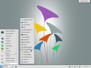 Der Desktop von KaOS 2014.08