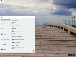 Abbildung 1: Als zentrales Bedienfeld dient im Budgie-Desktop das Panel, das schlicht und schlank daherkommt.