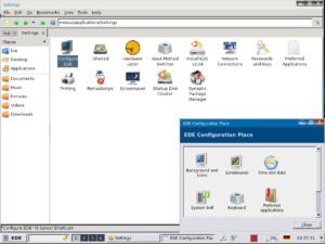 Abbildung 3: Im Live-System Rem-EDE, das auf Ubuntu 12.04 basiert, greifen Sie bei Bedarf auf die Werkzeuge zur Konfiguration des Grundsystems zurück.