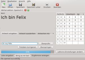 Abbildung 4: Unbestechlich: die Tests unter OpenTeacher.