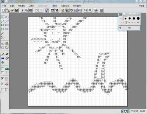 Abbildung 7: Das Java-Programm Jave bietet vielfältige Möglichkeiten, um eigene ASCII Art zu gestalten.