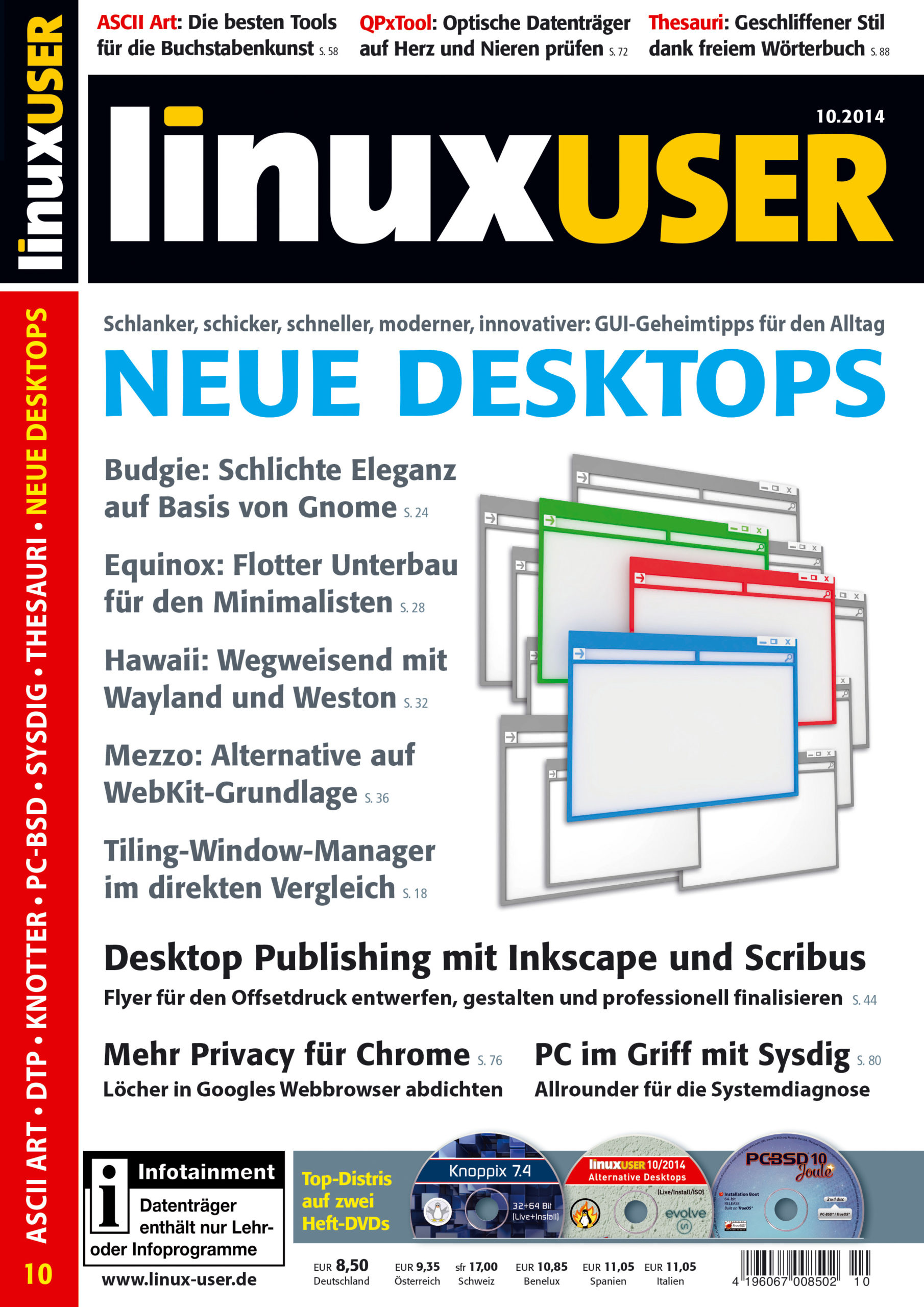 Heftcover LinuxUser 10/2014