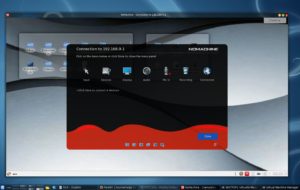 Abbildung 1: NoMachine for Linux erlaubt neben dem Zugriff auf am Client angeschlossene Geräte auch Audio-Weiterleitung und Videoaufzeichnungen.